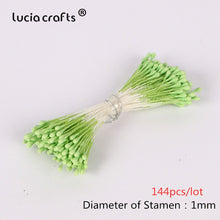 Load image into Gallery viewer, Crafts 144/420/600/1000pcs /Lot Flowers Stamen 2mm DIY Artificial Flowers Wreath For Wedding Party Home Decor D0401