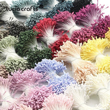 Load image into Gallery viewer, Crafts 144/420/600/1000pcs /Lot Flowers Stamen 2mm DIY Artificial Flowers Wreath For Wedding Party Home Decor D0401