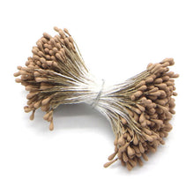 Load image into Gallery viewer, Crafts 144/420/600/1000pcs /Lot Flowers Stamen 2mm DIY Artificial Flowers Wreath For Wedding Party Home Decor D0401