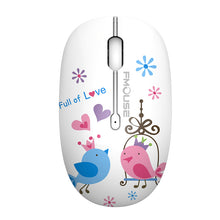 Load image into Gallery viewer, Wireless Mouse 2.4G Cute Silent Optical Cartoon Computer Mice With USB Receiver 1600DPI for Laptop Kid Girl Gift Macbook