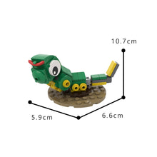 Load image into Gallery viewer, MOC Plants Bricks Pet Mini Chompers-Flower Building Blocks Kit Man Eater Green Caterpillar Toys For Children Birthday Xmas Gfits