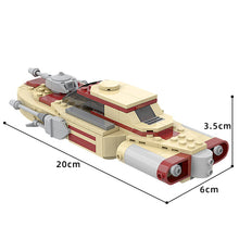 Load image into Gallery viewer, Space War Land Speeder V-19 Rebel Combat Fighter Space Craft Set Destroyer Building Blocks Airship Xmas Gifts Toys for Kids