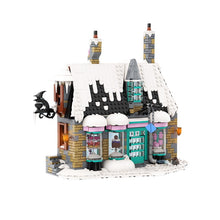 Load image into Gallery viewer, MOC The Medieval Architecture And Truck Winter Village - Market Stalls Building Blocks Set Christmas Car Church Bricks Toys Gift