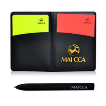 Load image into Gallery viewer, Soccer referee cards with pencel book coins set Toss unit Football whistles loudly Fair Play match referee equipment