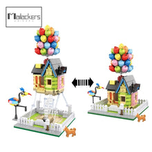 Load image into Gallery viewer, Mailackers City Expert Architecture Flying Balloon House Tensegrity Sculptures Modular City Building Blocks Friends Children Toy