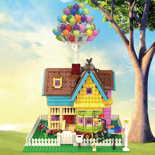 Load image into Gallery viewer, Mailackers City Expert Architecture Flying Balloon House Tensegrity Sculptures Modular City Building Blocks Friends Children Toy