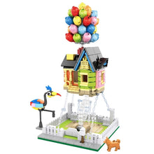 Load image into Gallery viewer, Mailackers City Expert Architecture Flying Balloon House Tensegrity Sculptures Modular City Building Blocks Friends Children Toy