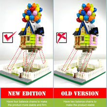 Load image into Gallery viewer, Mailackers City Expert Architecture Flying Balloon House Tensegrity Sculptures Modular City Building Blocks Friends Children Toy
