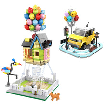 Load image into Gallery viewer, Mailackers City Expert Architecture Flying Balloon House Tensegrity Sculptures Modular City Building Blocks Friends Children Toy