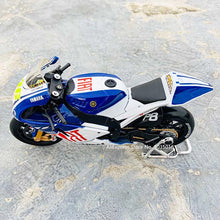 Load image into Gallery viewer, 1:10 YAMAHA GP2009 MOTO No. 46 Champion car Racing Original factory authorized simulation alloy motorcycle model toy car