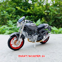 Load image into Gallery viewer, 1:18 The New Ducati Super Naked V4 S red original authorized simulation alloy motorcycle model toy car gift collection