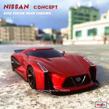 Load image into Gallery viewer, 1:32 2020 The New Nissan 2020 new concept car car model static die casting model Collection of die