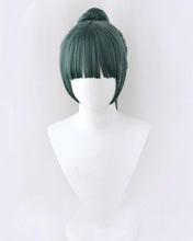 Load image into Gallery viewer, Maki Zenin Cosplay Jujutsu Kaisen Cosplay 60cm Christmas Dark Green Wig Cosplay Anime Cosplay Halloween Wigs With glasses