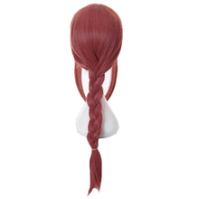 Load image into Gallery viewer, Makima Cosplay Wig Anime Chainsaw Man Cosplay Long Pink Braided Synthetic Hair Halloween Party Role Play Wigs