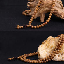 Load image into Gallery viewer, Mala Prayer Bracelet 108 Wooden Beads Latest Wenge Tibetan Buddhist Buddha Bracelet Rosary Wood pulsera hombre Men Women Yoga