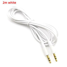 Load image into Gallery viewer, Male to male 3.5mm audio aux cable 1m 35 jack to 3 . 5 mm jack Car aux cable for iPhone headphone beats speaker aux cord MP3/4