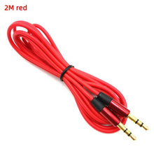 Load image into Gallery viewer, Male to male 3.5mm audio aux cable 1m 35 jack to 3 . 5 mm jack Car aux cable for iPhone headphone beats speaker aux cord MP3/4