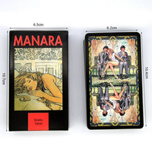 Load image into Gallery viewer, Manara Tarot Cards Deck Table Oracle for Divination Fate English Board Games Playing Cards Party Witchcraft Supplies for Altar