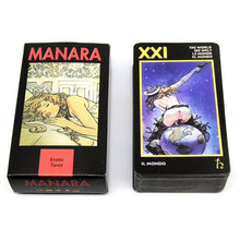 Load image into Gallery viewer, Manara Tarot Cards Deck Table Oracle for Divination Fate English Board Games Playing Cards Party Witchcraft Supplies for Altar