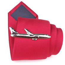 Load image into Gallery viewer, Men Alloy Metal Gold Color Tie Clips Clasp Cufflinks Steamship Dolphin Airplane Tie Bar Wedding Party Jewelry Pin