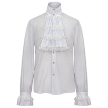 Load image into Gallery viewer, Men Steampunk Trench Coat / Shirt Vintage Prince Overcoat Medieval Renaissance Jacket Victorian Edwardian Cosplay Costume