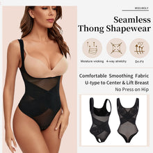 Load image into Gallery viewer, Mesh Thongs Bodysuit Shapewear Women Seamless Full Body Shaper Waist Slim Tummy Control Underwear Flat Belly Underbust Corset