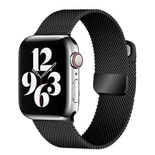 Load image into Gallery viewer, Milanese loop band for Apple watch 7 654 SE 44mm 40mm Metal stainless steel magnetic double section strap for iwatch 3 42mm 38mm