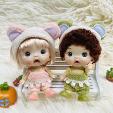 Load image into Gallery viewer, Mini 1/12 Doll Cute Surprised Face Expression Boys Girls OB11 Palm Dolls with Clothes 10cm Doll Girls Gift Toys