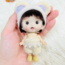 Load image into Gallery viewer, Mini 1/12 Doll Cute Surprised Face Expression Boys Girls OB11 Palm Dolls with Clothes 10cm Doll Girls Gift Toys