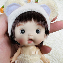 Load image into Gallery viewer, Mini 1/12 Doll Cute Surprised Face Expression Boys Girls OB11 Palm Dolls with Clothes 10cm Doll Girls Gift Toys