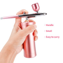 Load image into Gallery viewer, Mini Air Compressor Kit Spray Gun Airbrush For Nail Art Desgin Manicure Tattoo Craft Cake Nail Tool Set Airbrush Painting Inks