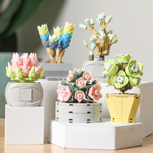 Load image into Gallery viewer, Mini Brick Succulent Potted Flower Model Small Ornament DIY Plant Bonsai Flower Building Block Children's Toy Girl Holiday Gift