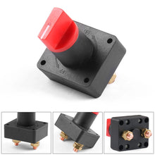 Load image into Gallery viewer, Mini Portable Waterproof Auto Car Truck Boat Camper 12V 100A Battery Isolator Disconnect Cut Off Switch Battery Cut Off Power