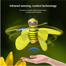 Load image into Gallery viewer, Mini Drone Induction by Hand Bee UFO Toys for Kids Bee Drones Gifts RC Helicopter Quadrocopter Drone Induction Fairy Flying Ball