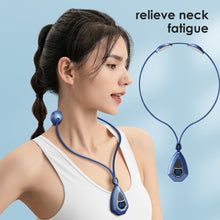 Load image into Gallery viewer, Mini EMS Pulse Neck Massager Fast Heating Cervical Relaxation Muscle Stimulator Massage Devices USB Neck Shoulder Back Massager