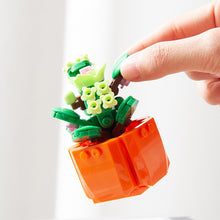 Load image into Gallery viewer, Mini Flower Building Blocks Home Desktop Succulent Potted Ornaments Diy Small Particles Puzzle Assembled Children's Toy Gift