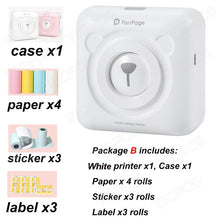 Load image into Gallery viewer, Mini Pocket Photo Printer For Mobile Phone Android and iOS Peripage Portable Bluetooth Wireless Label Notes Thermal Printer