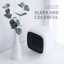 Load image into Gallery viewer, Mini Portable Electric Heaters Fan Room Warmer Table Office Energy Saving Hand Ceramic 800W PTC Home Hot Air Heater Radiator