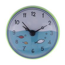 Load image into Gallery viewer, Wall Clock Mini Sucker Wall Shower Bathroom Clock Waterproof Moistureproof Time Kitchen Toilet Display Home Decoration