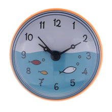 Load image into Gallery viewer, Wall Clock Mini Sucker Wall Shower Bathroom Clock Waterproof Moistureproof Time Kitchen Toilet Display Home Decoration