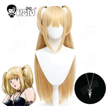 Load image into Gallery viewer, Misa Amane Cosplay Wig Anime Death Note Cosplay「HSIU 」Fiber synthetic wig Misa Amane Women Death Note Cosplay Golden Long Hair