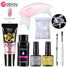 Load image into Gallery viewer, Poly Nail Gel Set 6W LED Lamp Full Manicure Set Quick Extension Nail Kit Gel Building Polygels Set For Nails Tool Kit