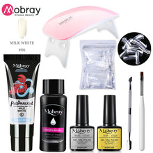 Load image into Gallery viewer, Poly Nail Gel Set 6W LED Lamp Full Manicure Set Quick Extension Nail Kit Gel Building Polygels Set For Nails Tool Kit