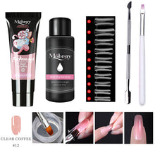 Load image into Gallery viewer, Poly Nail Gel Set 6W LED Lamp Full Manicure Set Quick Extension Nail Kit Gel Building Polygels Set For Nails Tool Kit