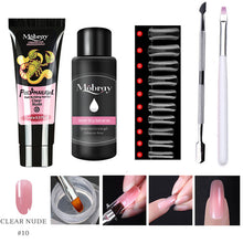 Load image into Gallery viewer, Poly Nail Gel Set 6W LED Lamp Full Manicure Set Quick Extension Nail Kit Gel Building Polygels Set For Nails Tool Kit