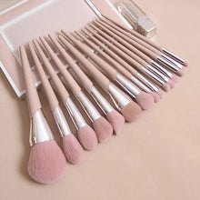 Load image into Gallery viewer, Fashion Beauty Cosmetic Brushes Nude Pink FB Powder Blusher Highlighter Brush Eyeshadow Blending Nose Eyebrow Lip Makeup Brushes