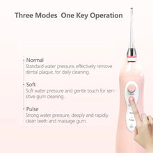 Load image into Gallery viewer, 255ml Water Dental Flosser Rechargeable Oral Irrigator Portable Teeth Dental Irrigators Spa Water Jet Tip Family Tooth Cleaner 1