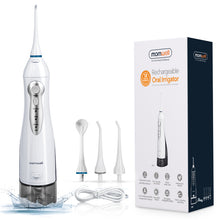 Load image into Gallery viewer, Oral Irrigator USB Rechargeable Water Flosser Portable Dental Water Jet 300ML Water Tank Waterproof Teeth Cleaner
