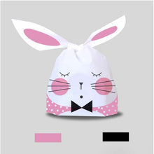 Load image into Gallery viewer, Lovely Tiger Bear Rabbit Ear Bag Biscuit Snack Plastic Chocolate Candy Gift Bag Dessert Baking Birthday Party Decoration supply