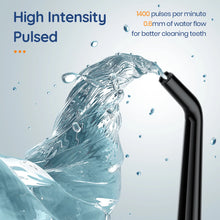 Load image into Gallery viewer, Portable Oral Irrigator With Travel Bag Water Flosser USB Rechargeable 5 Nozzles Water Jet 200ml Water Tank Waterproof